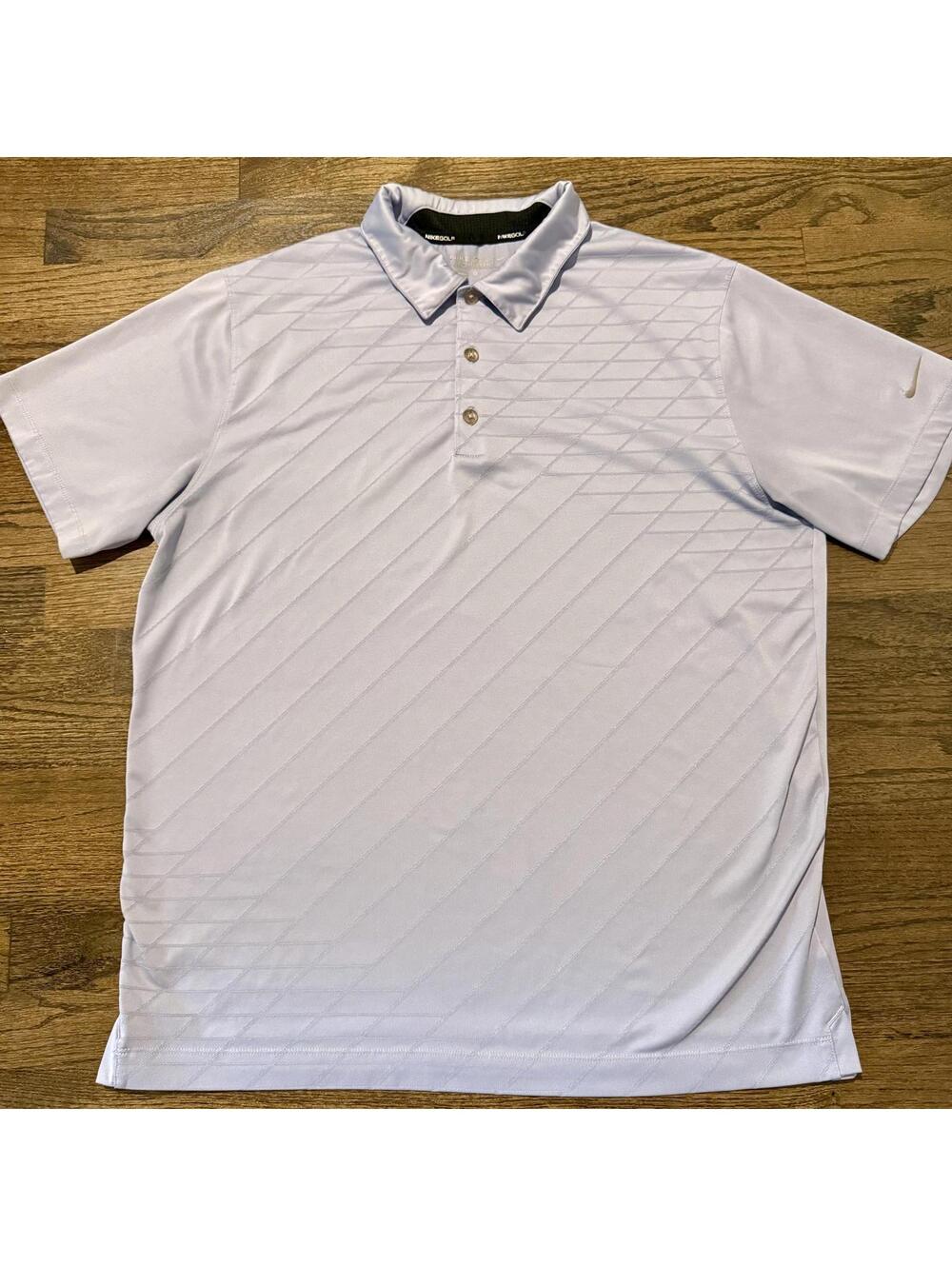 Men's Nike Golf Tour Performance DRI-FIT Light Blue Polo L